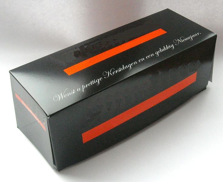 bedrukte gebaksdoos doos voor schnitt slagroom in full color met logo