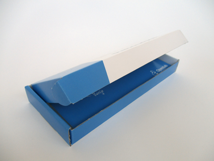 stevig brievenbus golfkarton doosje full color bedrukt met vaste klep 220x90x25 fefco 0427