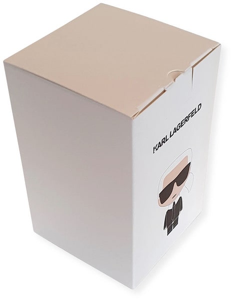 Bedrukte doos met logo voor mok of beker met slotje in klep met zweedse bodem 87x87x135 mm