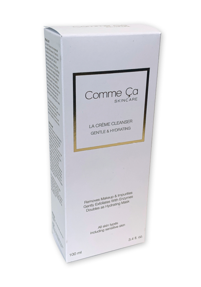 Mooi bedrukt doosje voor cosmetica parfum cleanser in zwart met goud folie opdruk met 2 klepjes 64 x 40 x 159 mm product verpakking
